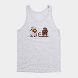 Pig and hedgehog Tank Top